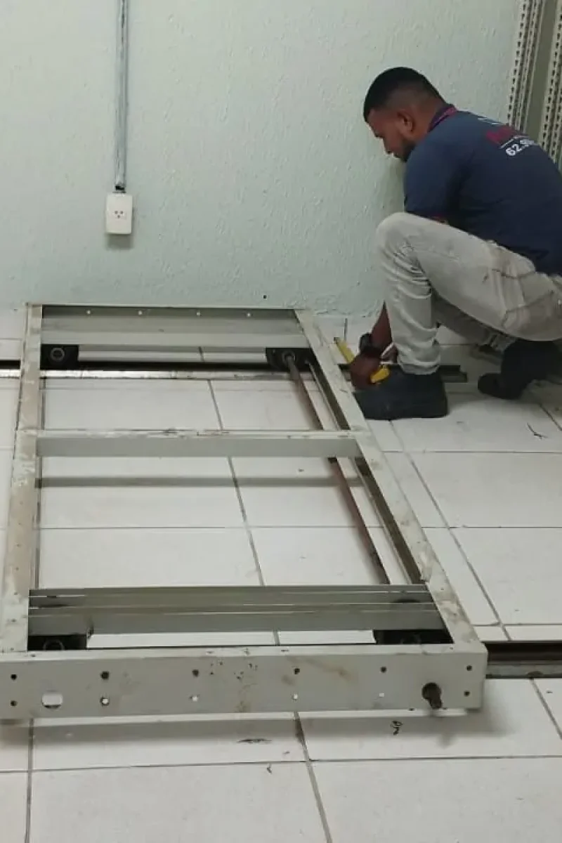 Montagem de arquivos deslizantes em Goiânia
